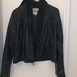 Faux leather jacket from Maralyn & Me Size Xl